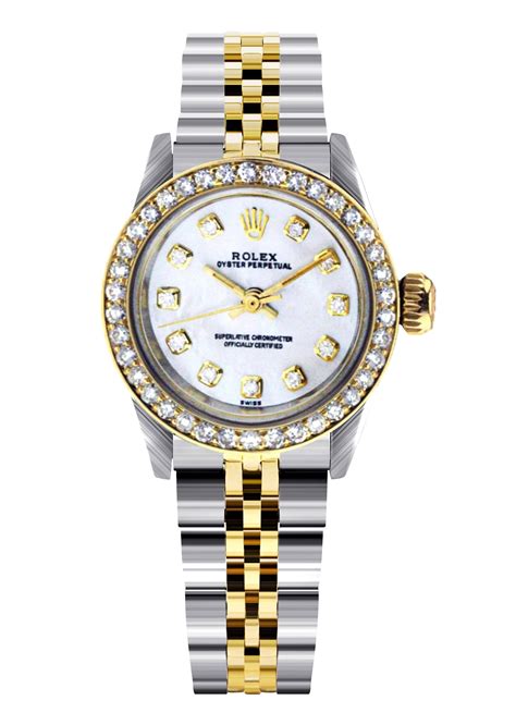 rolex two toned women's watch|rolex datejust 2 tone price.